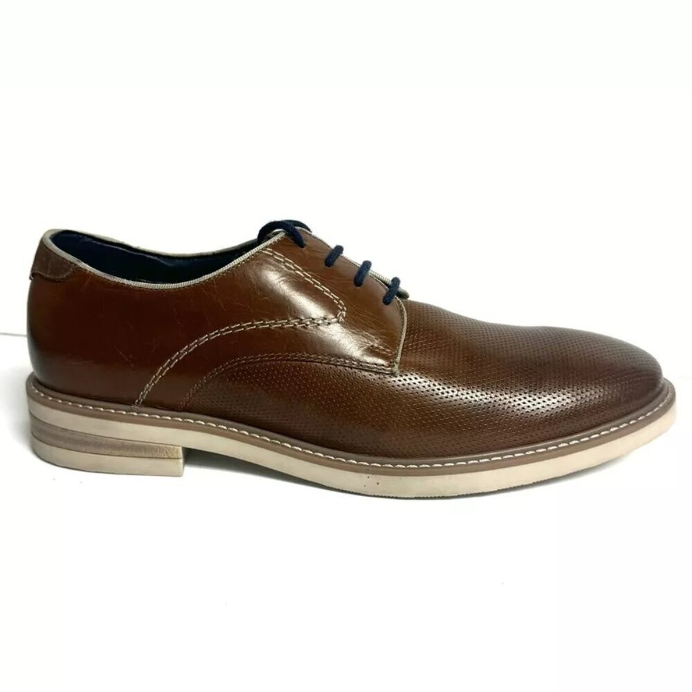 Steve Madden Mens Costa Oxford Cognac Size 10 M